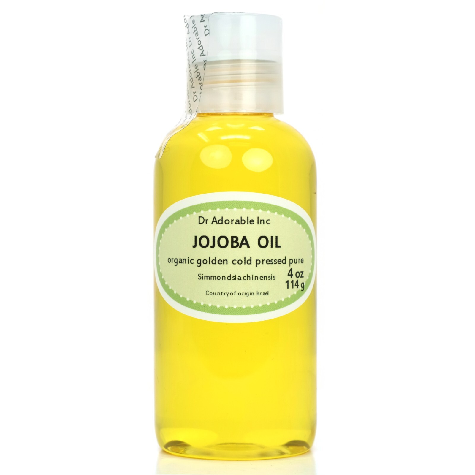 4 OZ  JOJOBA OIL 100% Pure Golden Organic UNREFINED COLD PRESSED Skin Hair Care
