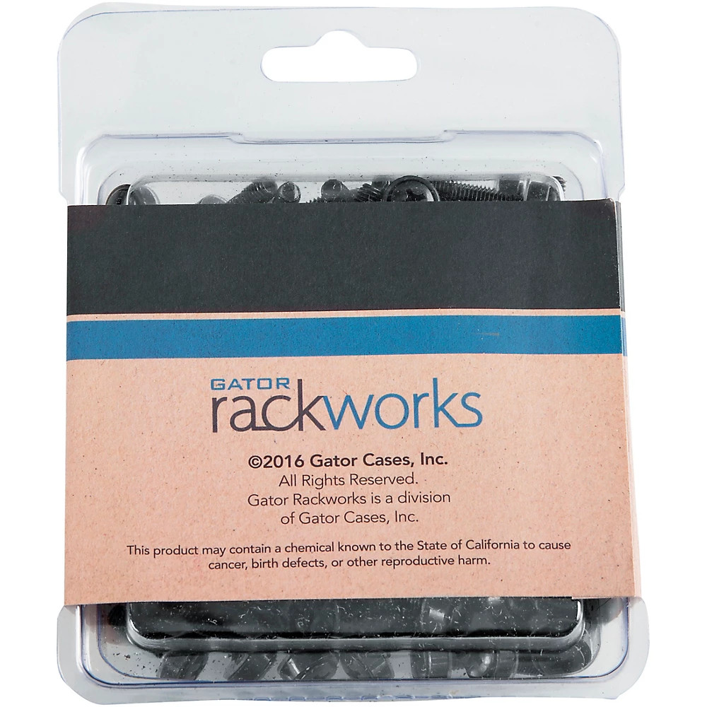 Gator Gator GRWSCRW100 Rack Screws 100 Pack