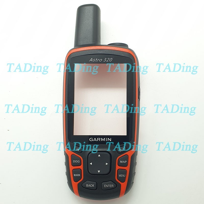 For Garmin Astro 320 Plastic Front Cover Frame Housing Shell Button Glass