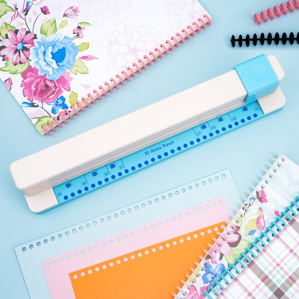 Portable Hand Pushed Multi-Hole Puncher For DIY Scrapbooking Paper Card Craft
