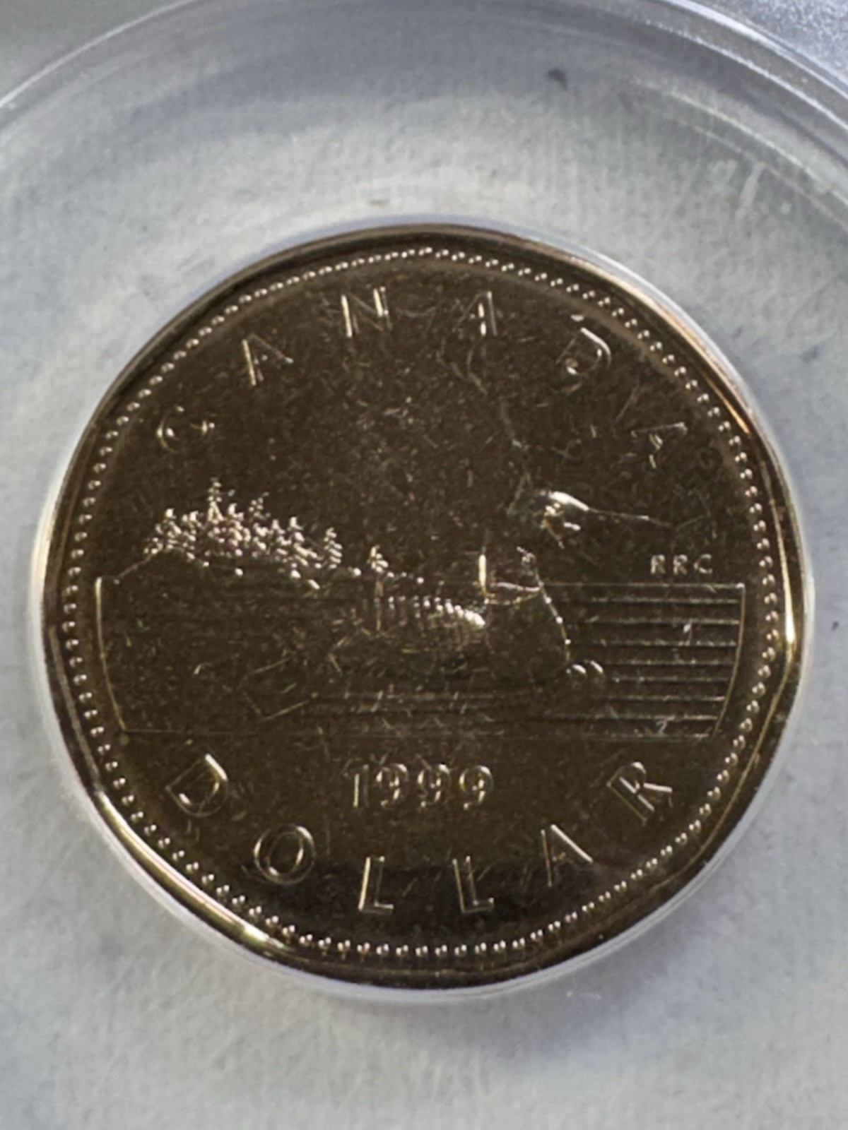 1999 Canada 1 Dollar Loonie Graded MS 67 by ANACS