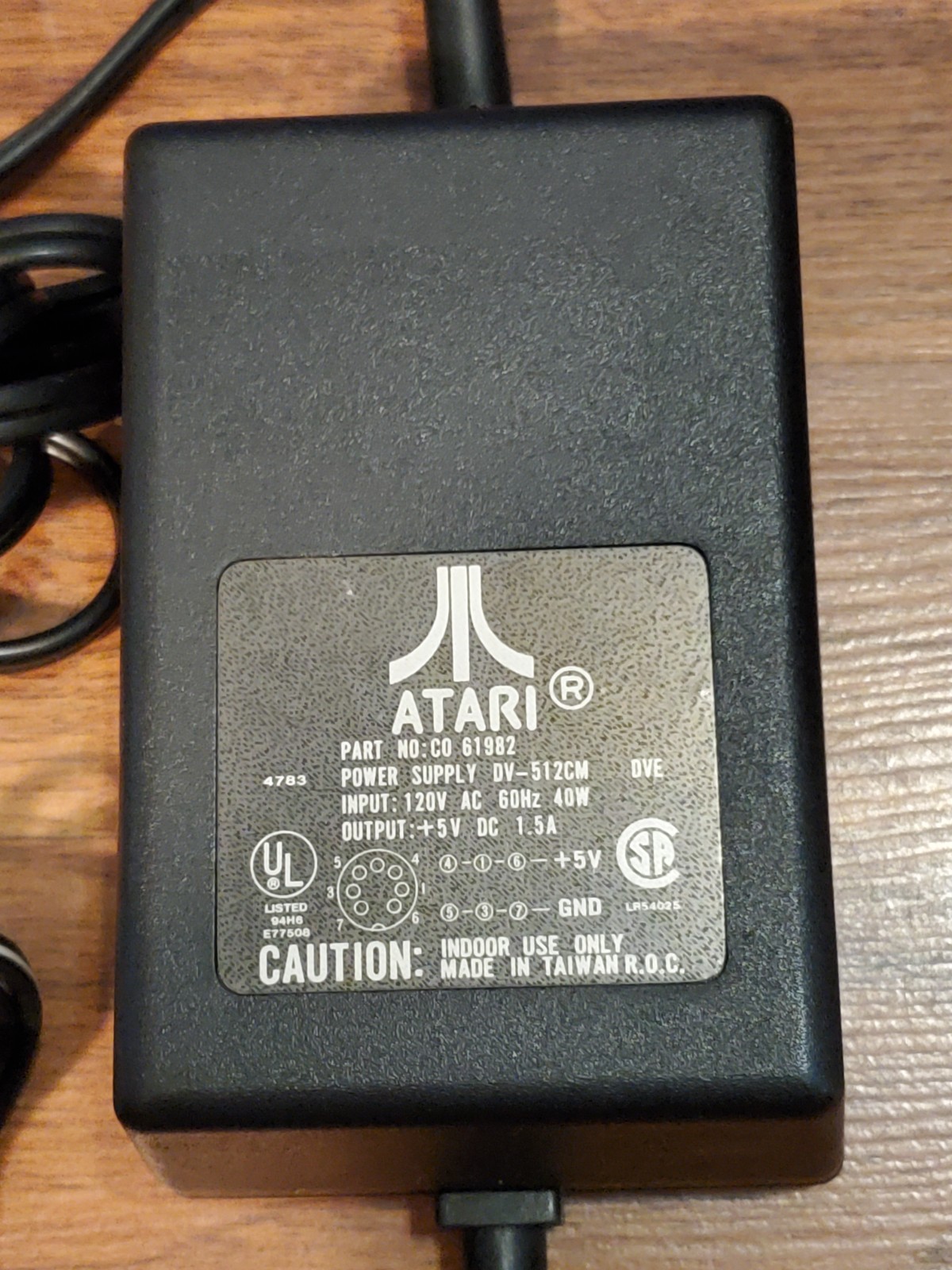 Atari C016982 61982 Power Supply 5V DC