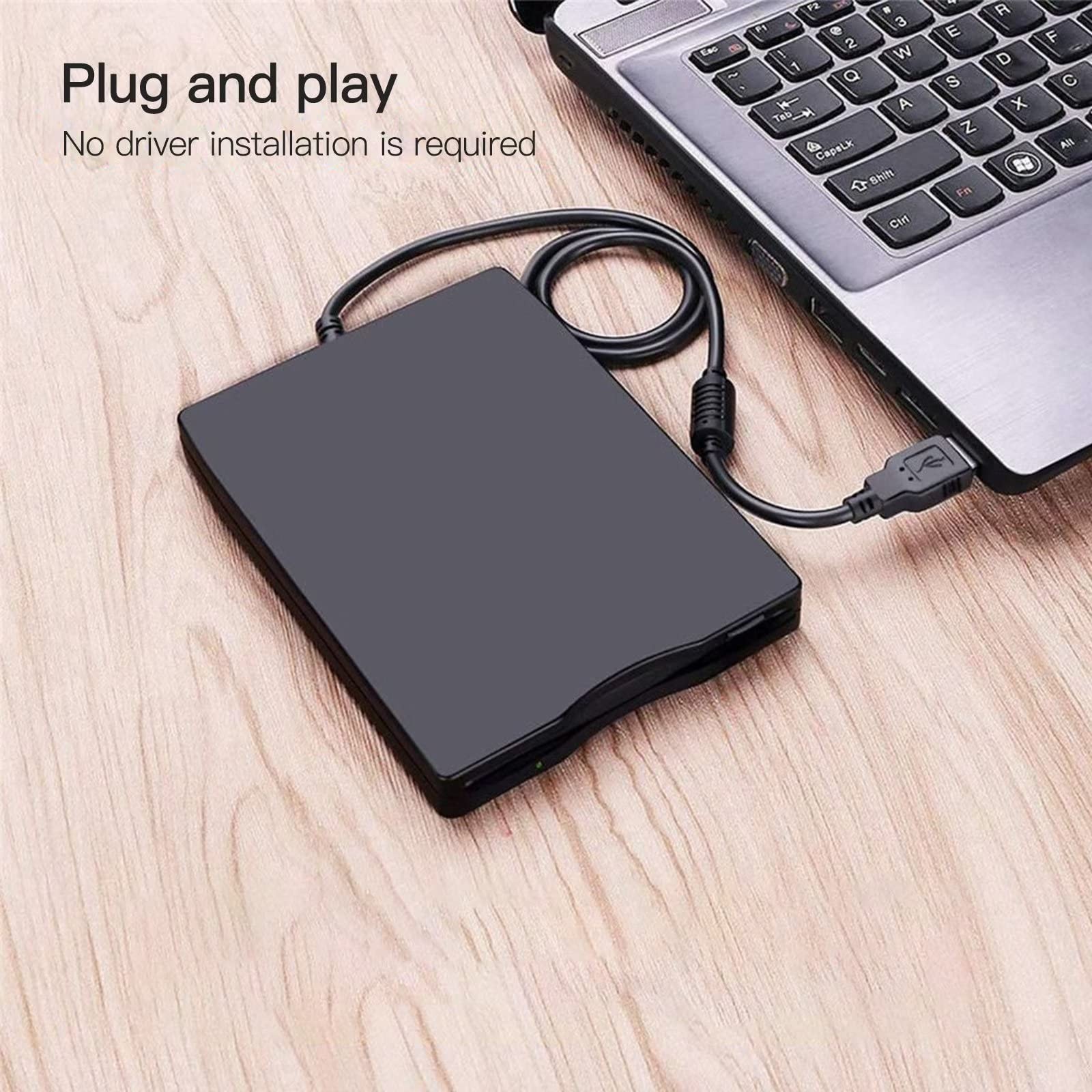 Read/Write 1.44 MB 3.5-inch USB 2.0 External Floppy Disk Compatible for Windo...