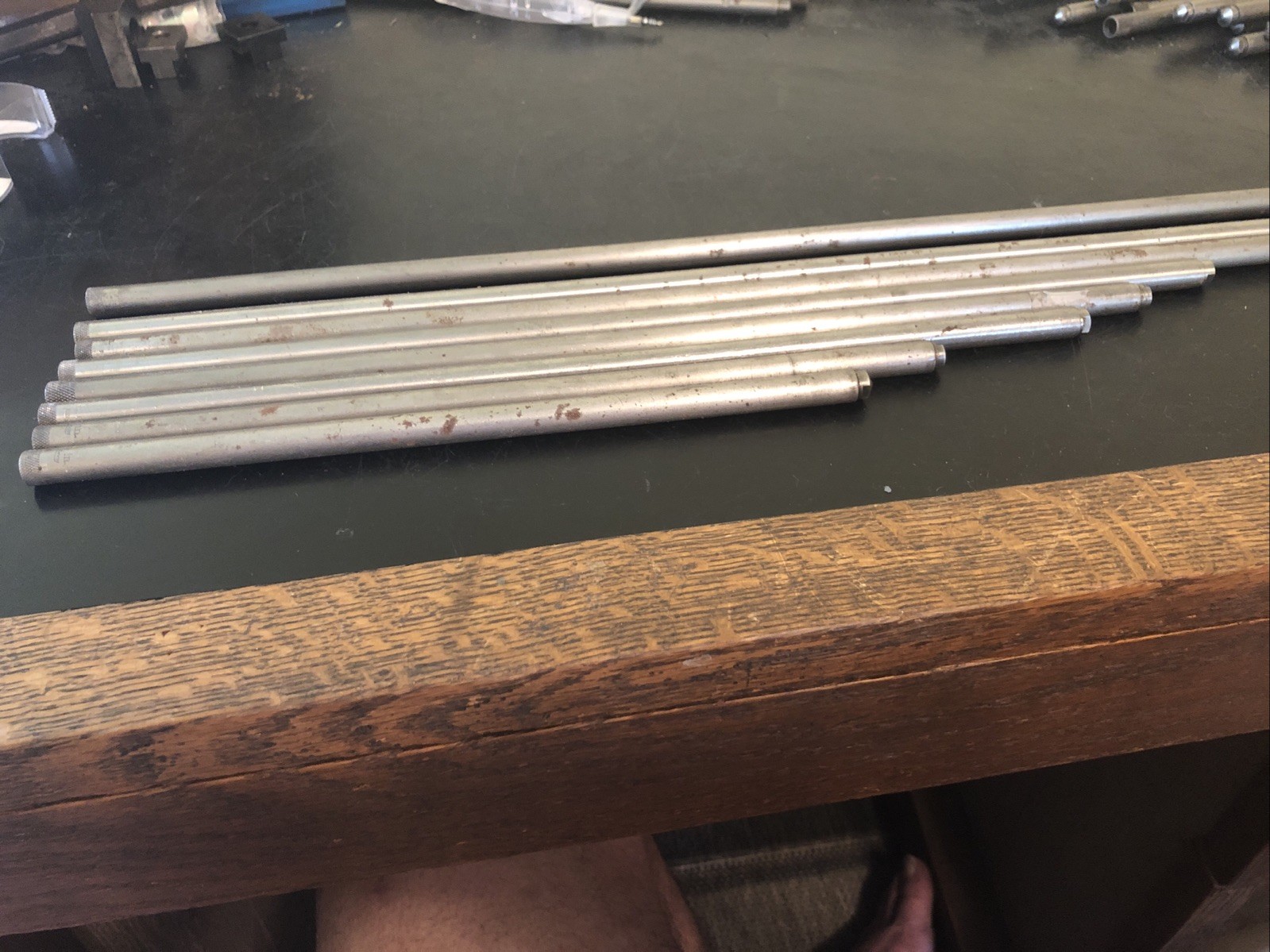 8 Lufkin Inside Micrometer Rods 9" 10" 12" 13" 14" 16" 17" 18"