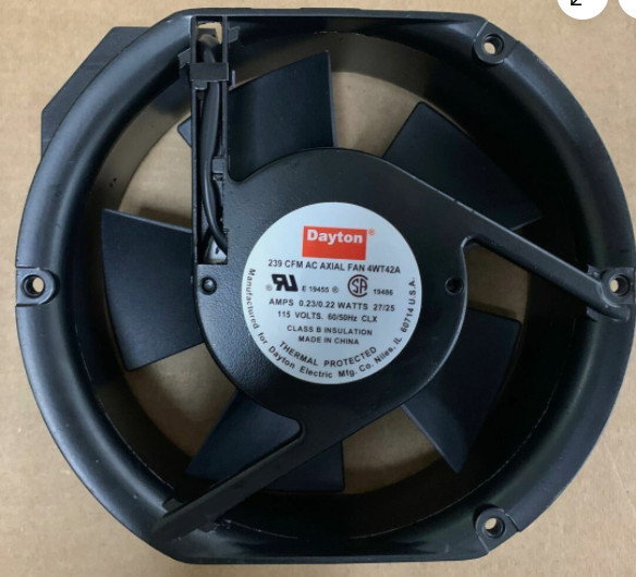 Dayton 239 CFM AC AXIAL FAN 4WT42A 115V 0.23 / 0.22A fan