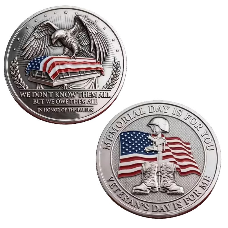 Memorial Day Challenge Coin Freedom Is Not Free Collectable 1-pc b