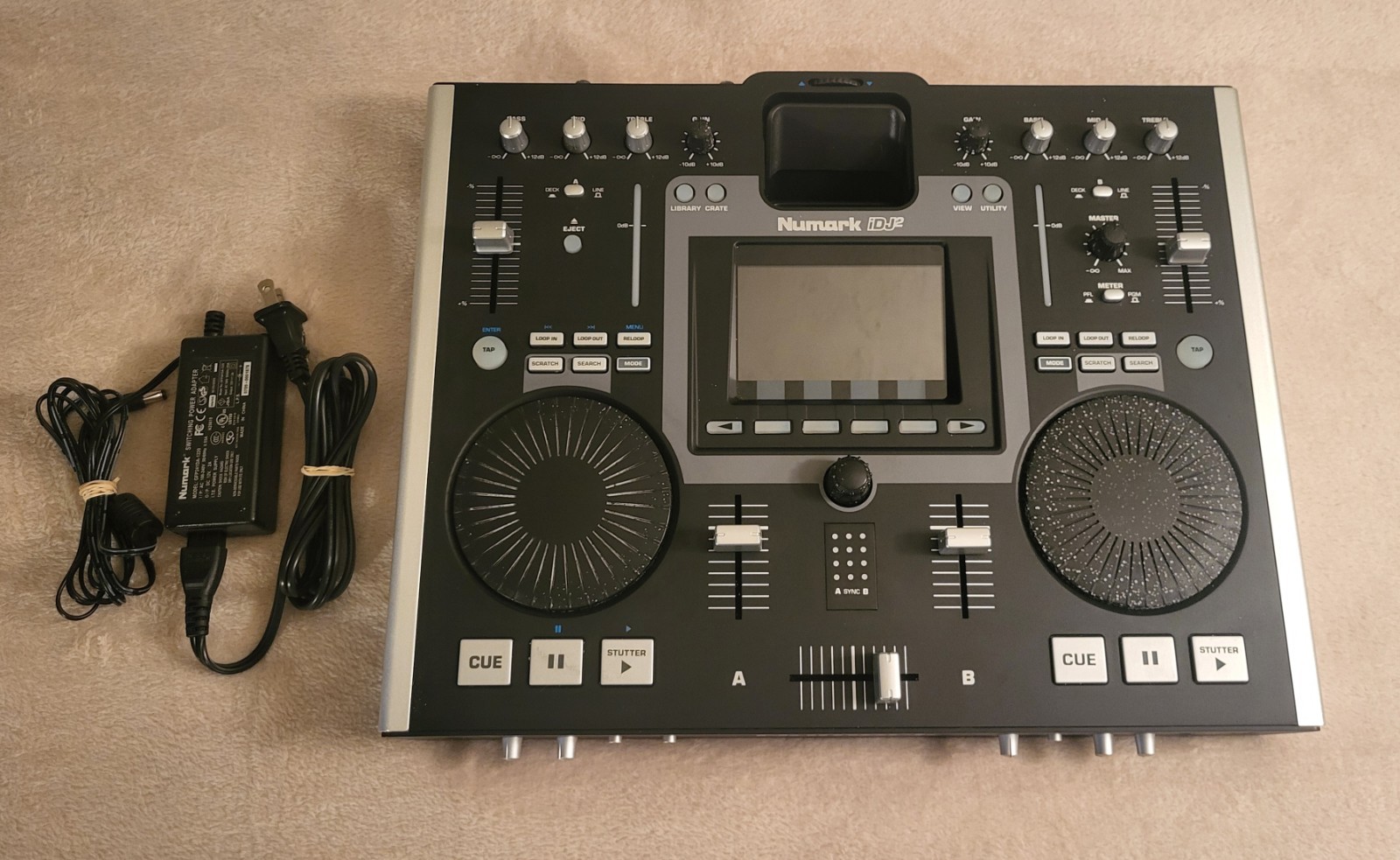 Numark iDJ2 DJ Mixing Console Compatible with iPod Mobile DJ System