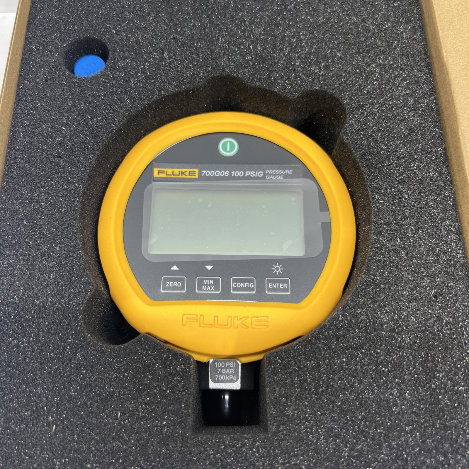 Fluke Fluke-700G06 Digital Test Compound Gauge, -12 To 0 To 100 Psi, 3 3/4 In