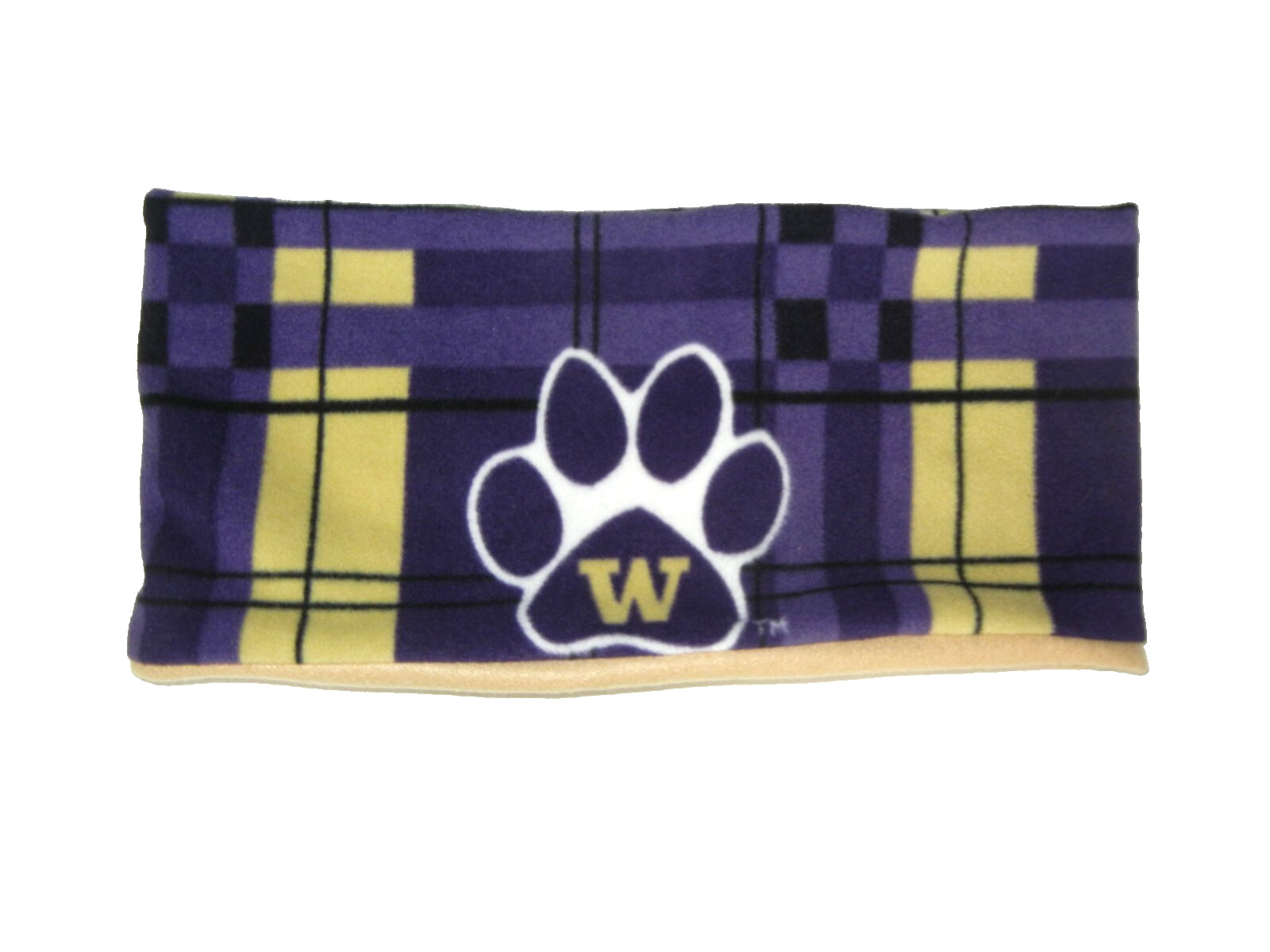 WASHINGTON HUSKIES UW Football Warm FLEECE INFINITY SCARF College Fan Winter Ski