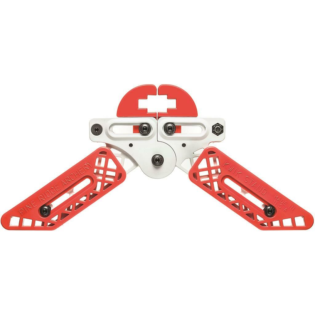 Pine Ridge Archery  Kwik Stand Bow Kickstand, White Red