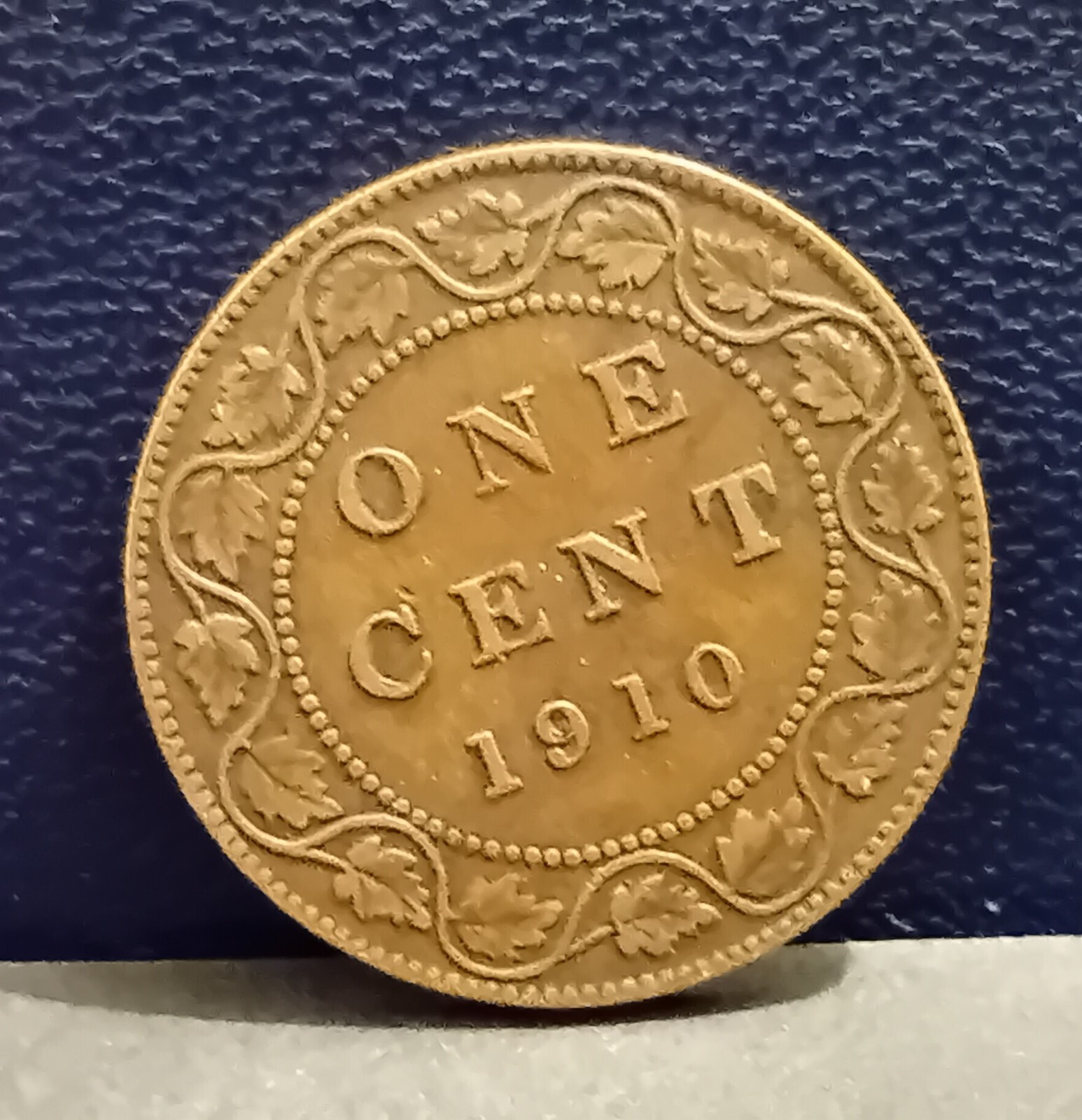 1910 King Edward VII 1 Cent Canada Coin - Last Year of Issue
