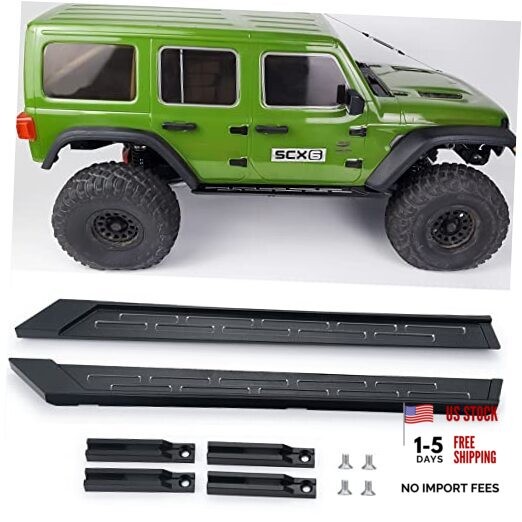 Aluminum Rock Sliders Rails Pedal RC Car Metal Side Pedal Running Boards Foot