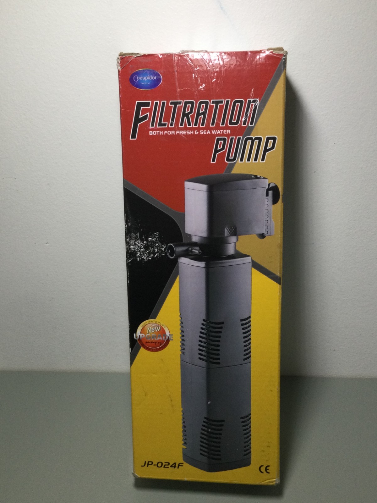 TARARIUM Filtration pump for 40-150 Gallon Tank 1200 LPH Fresh & Sea Water