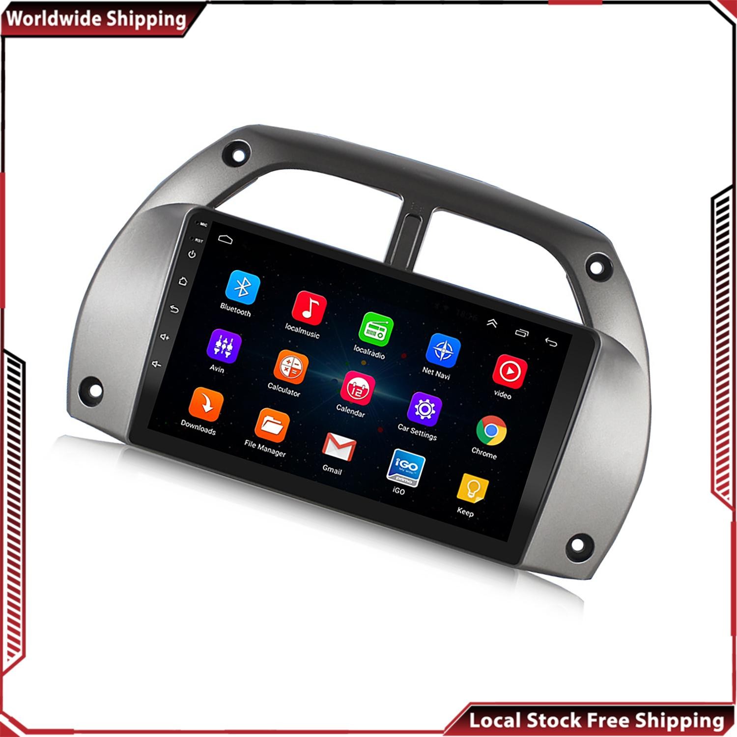 1set Car Stereo Radio For Toyota RAV4 2001-2005 2006 9" 2G 32G Carplay Camera