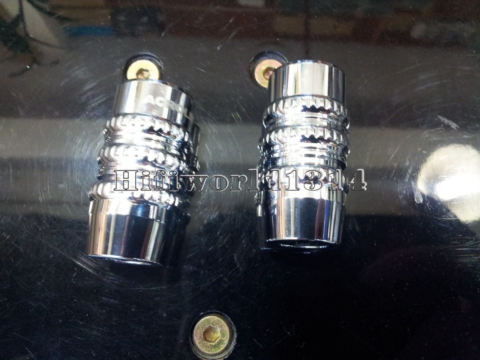 4x HiFi 13mm Speaker Cable Y Splitter Shell 1 In 2 Out Pant Boots Wire