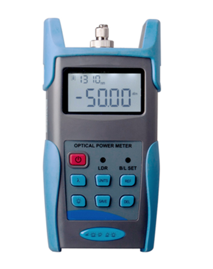 Fiber Optic Power Meter with Automatic Wavelength Identification