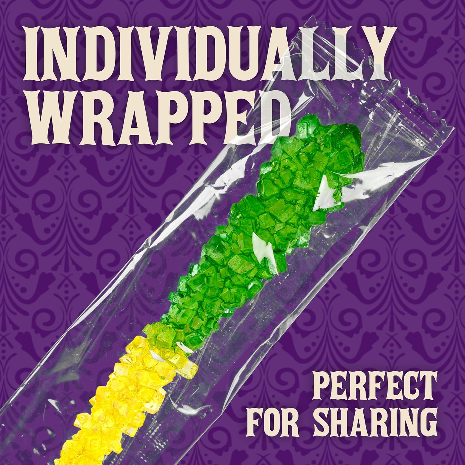 Rocksicles - 36 Extra Large Rock Candy Sticks