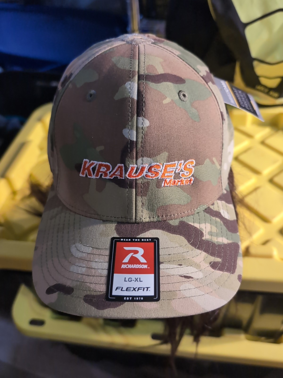 Flexfit Hat Cap Large-Extra Large Camo Camouflage Richardson Krause's Market