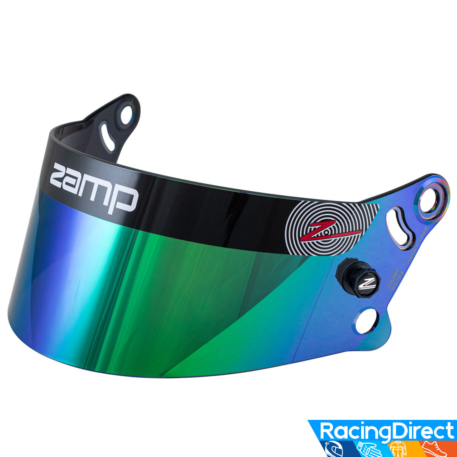 ZAMP Z20 Green Prizm Chrome Shield- Helmet Visor Fits RZ-59 RZ-62 RZ-36 RZ-64C+