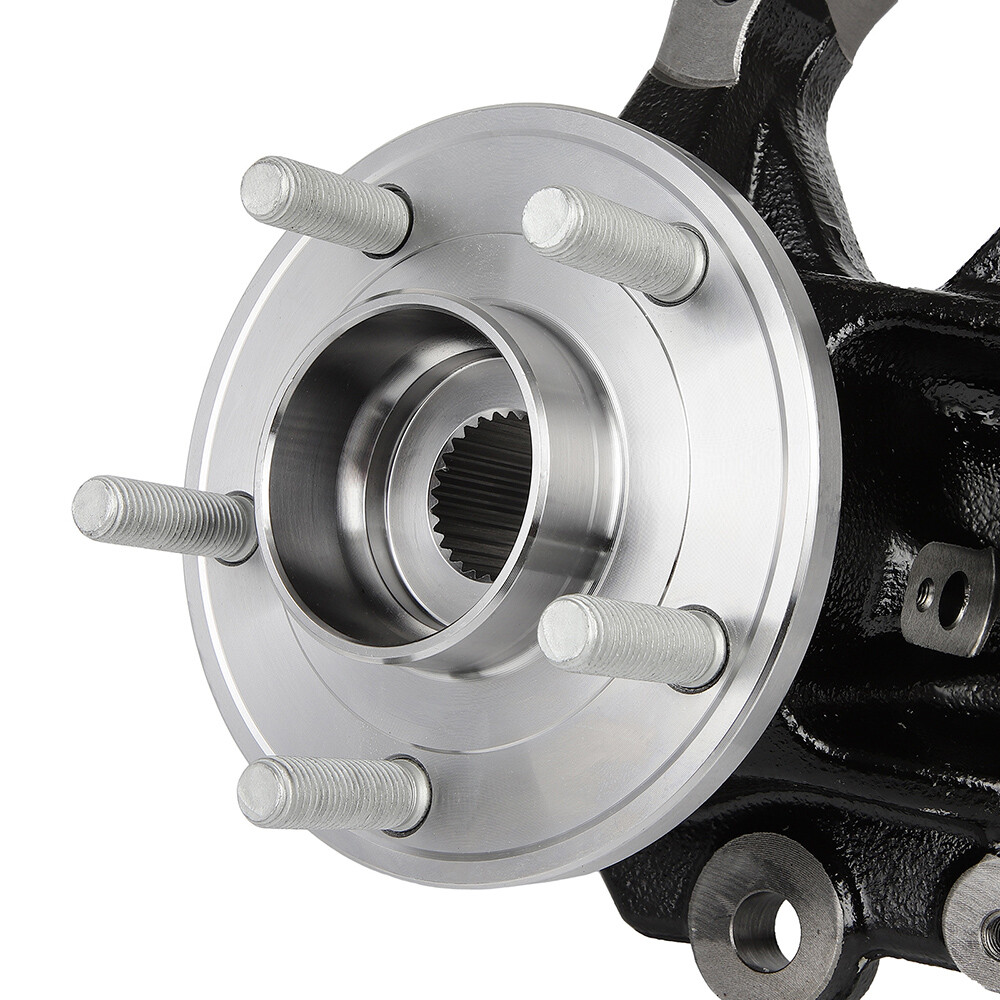 Front Left Right (2) Wheel Hub Bearing Steering Knuckle For Ford Focus 2012-2018