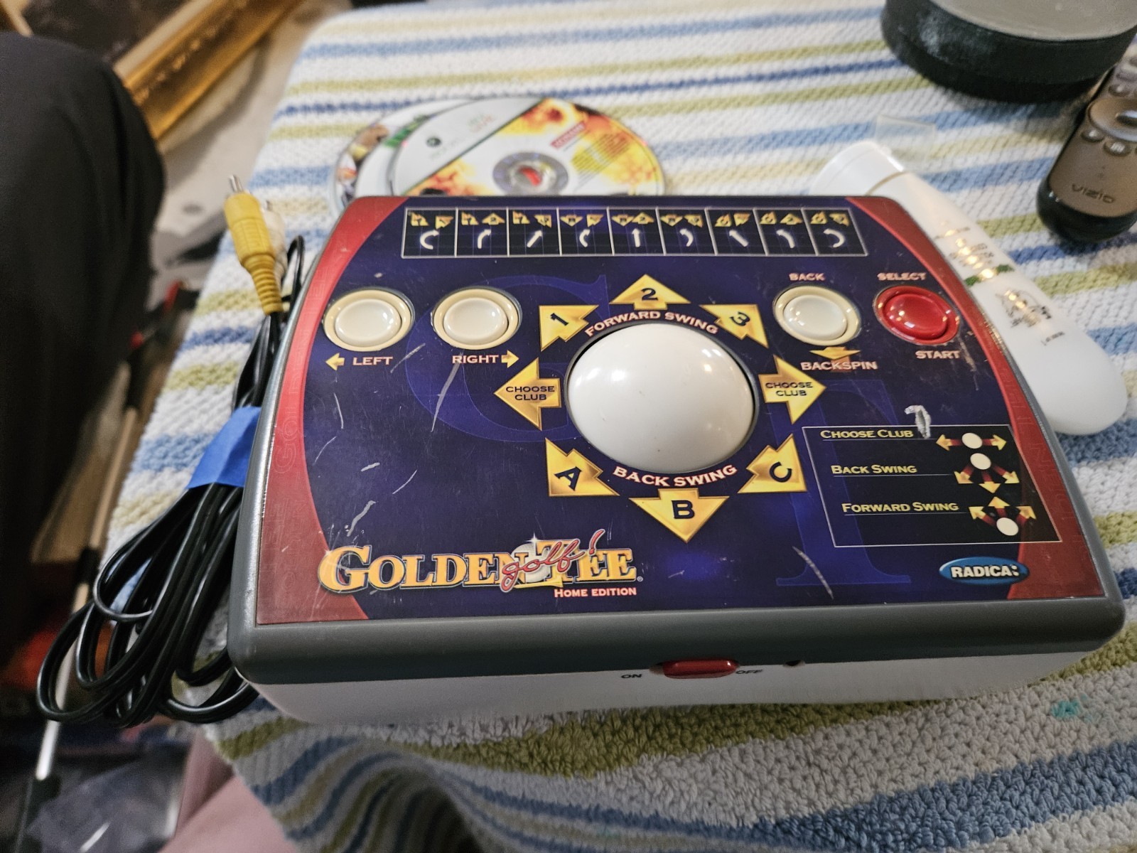 Golden Tee Golf Plug & Play Home Edition 2005 TV Arcade Video Game by Radica