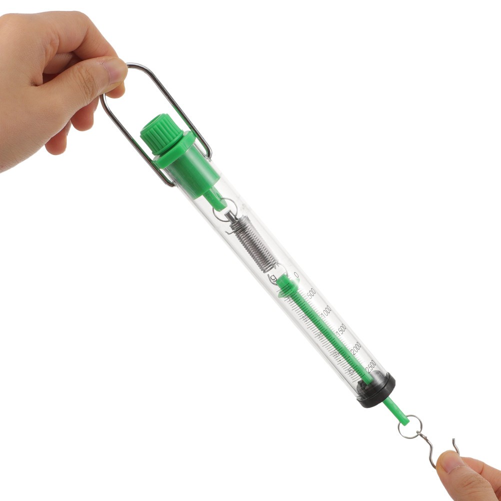 2 Pcs Portable Spring Scale Hook Science Dynamometer Mechanical Hanging