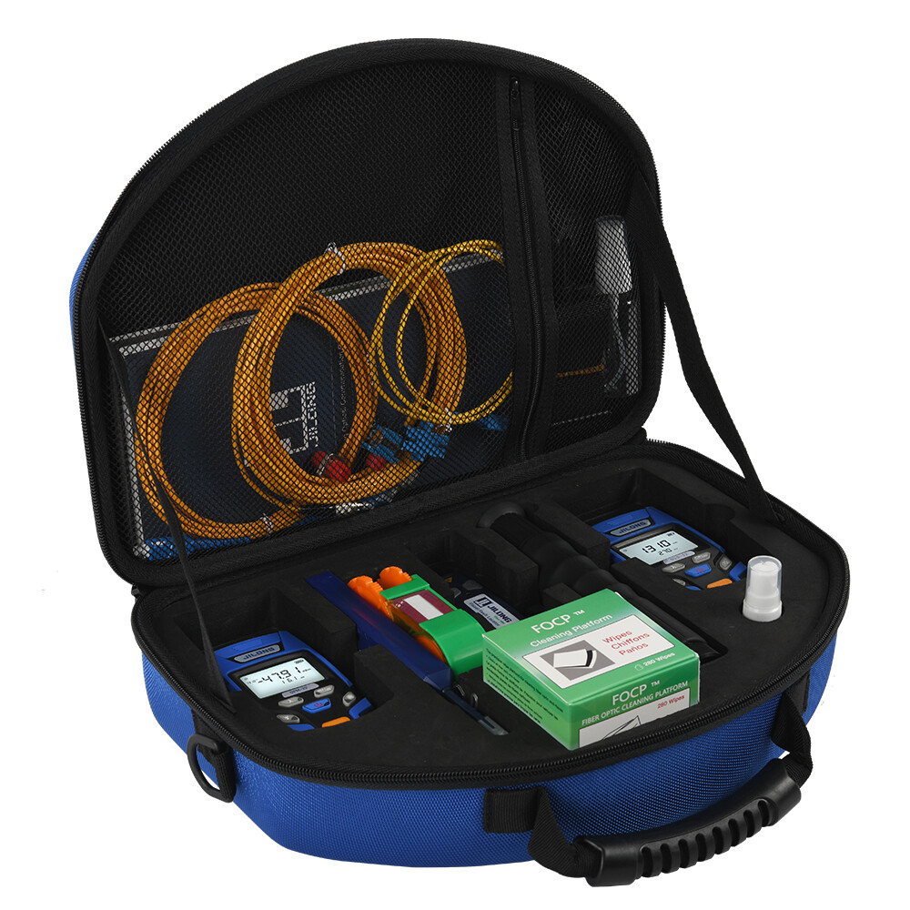 High End FTTH Optical Fiber Test Tool Kit Include OPM, OLS,VFL,Fiber Microscope