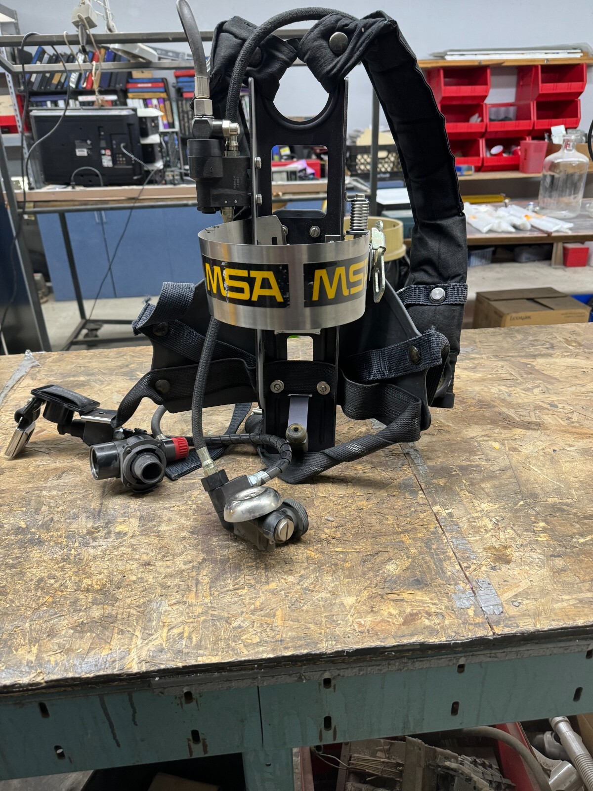 MSA Custom 4500/Ultralite MMR SCBA Open Circuit, Pressure-Demand with mask