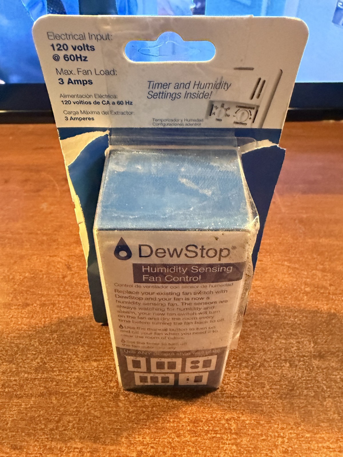 Dew Stop Condensation Fan Control (Humidity Sensor) with Countdown Timer