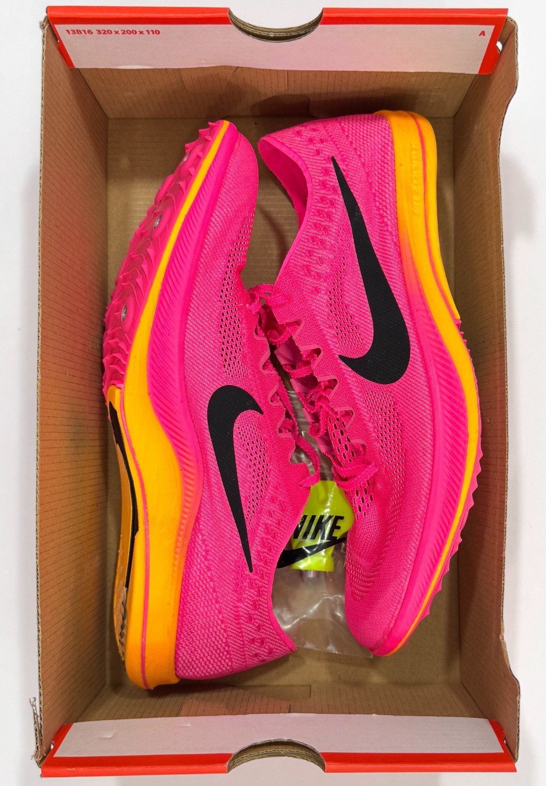 Nike ZoomX Dragonfly Hyper Pink Orange Track Spikes CV0400-600 Mens 10 - 11