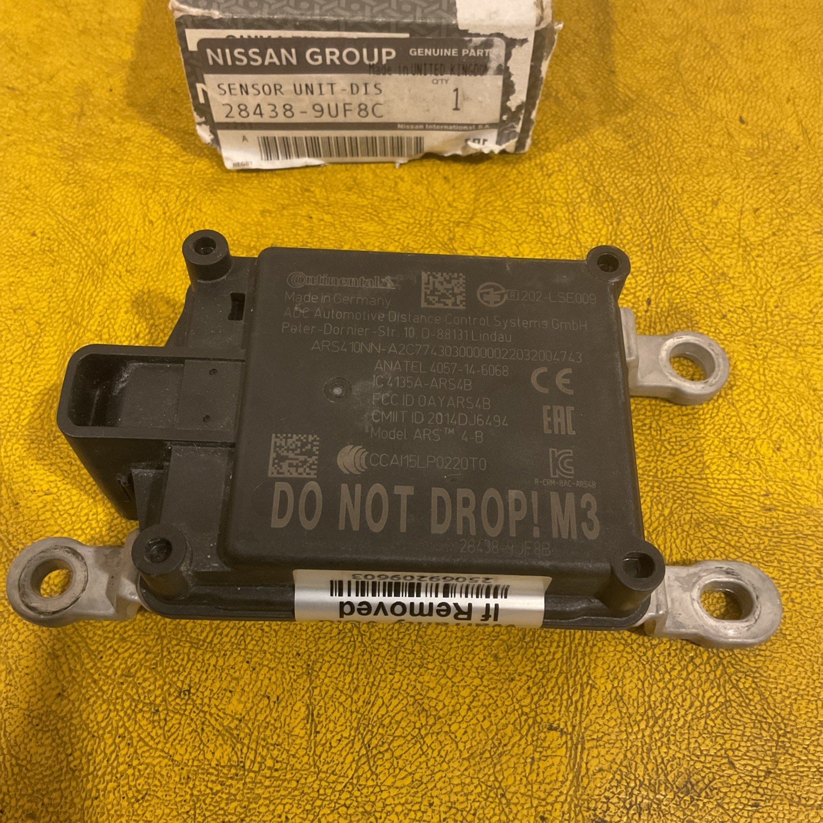 2019-2023 Nissan Maxima Murano Cruise Control Distance Sensor P/n 284389UF8C