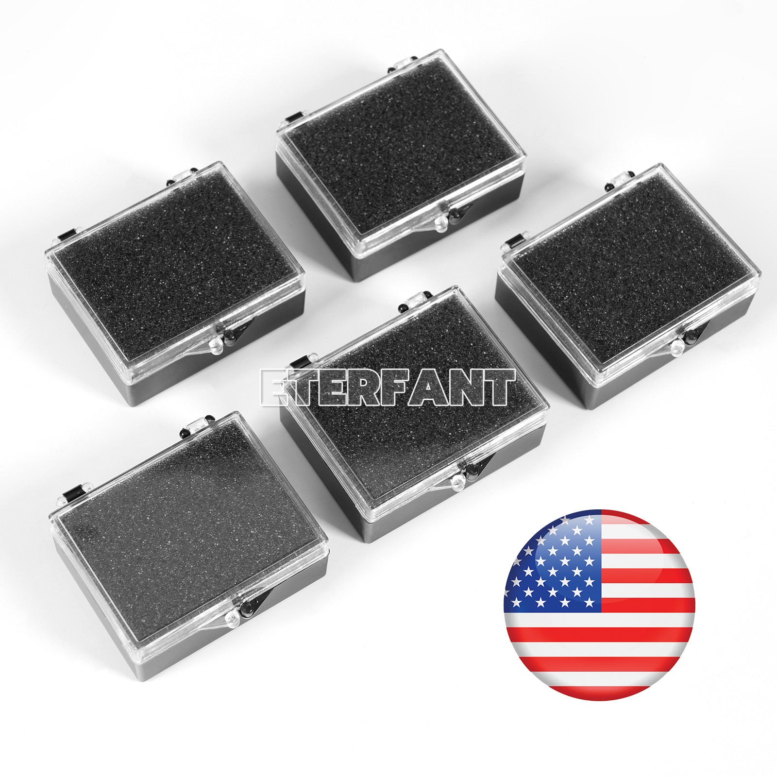 500pcs Dental Lab Crown Boxes With Foam For Crowns 2" Rigid Crown Box Clear Top