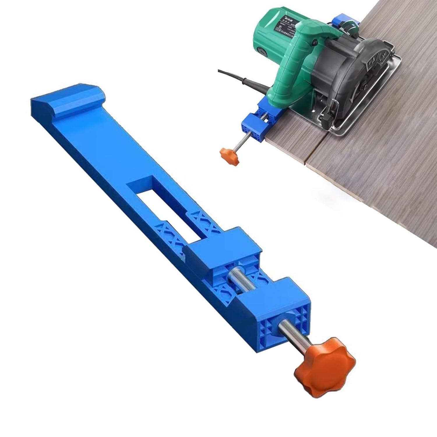Circular Saw Guide Rail Track Cutting Machine Base Adjustable Clamp Tool