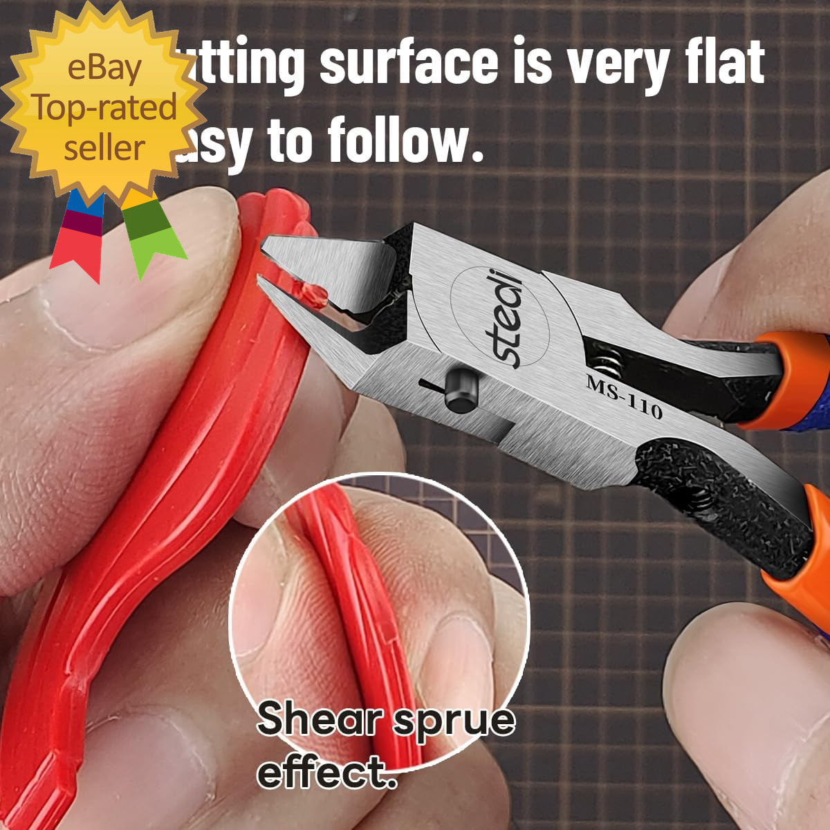 Model Nipper Sprue Cutter with Ultra-Thin Single-Blade and Stiff Spring Hobby