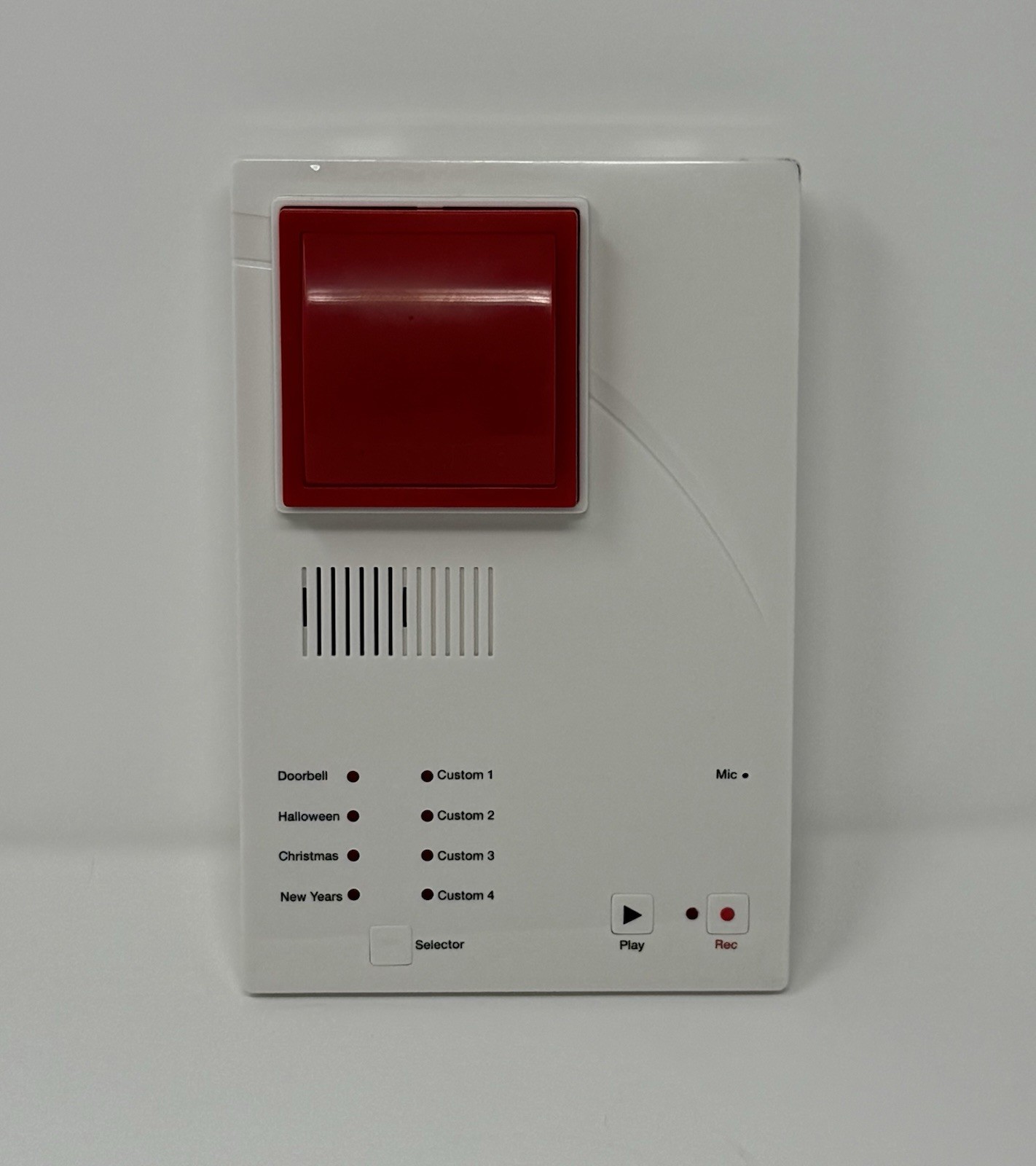 Can You Imagine Recordable Customizable Doorbell Wireless Holiday Preset RD8625R