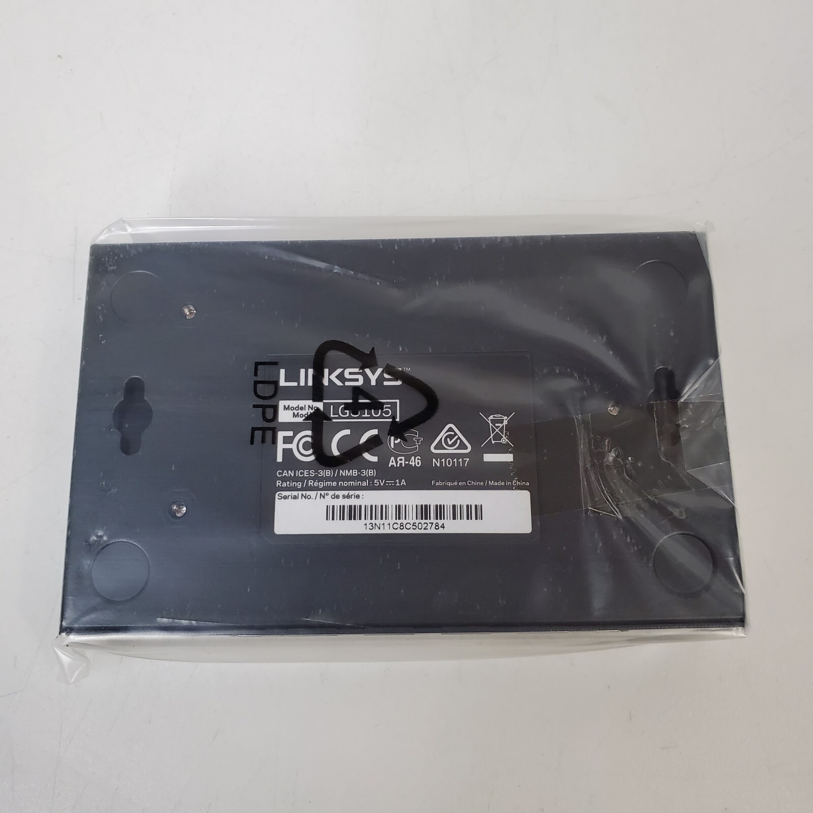 Linksys LGS105 5-Port Desktop Gigabit Switch