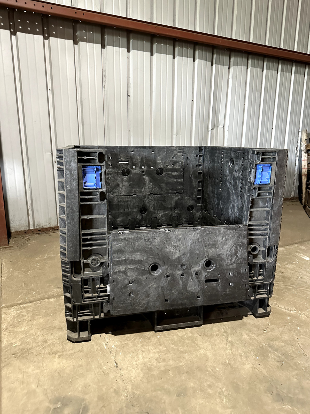 Plastic Collapsible Tote Box - Knockdown Container - 45x48x34