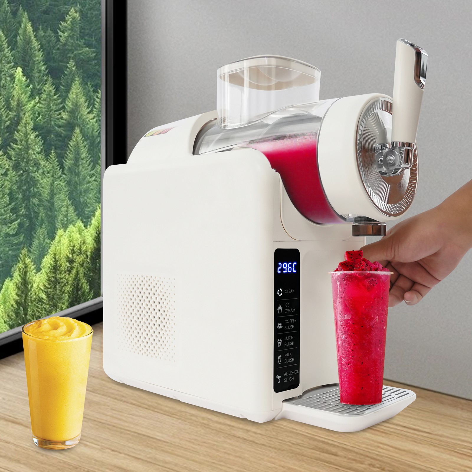 Frozen Drink Machine Shaved Ince Machine for Home with Self-Cleaning Function US