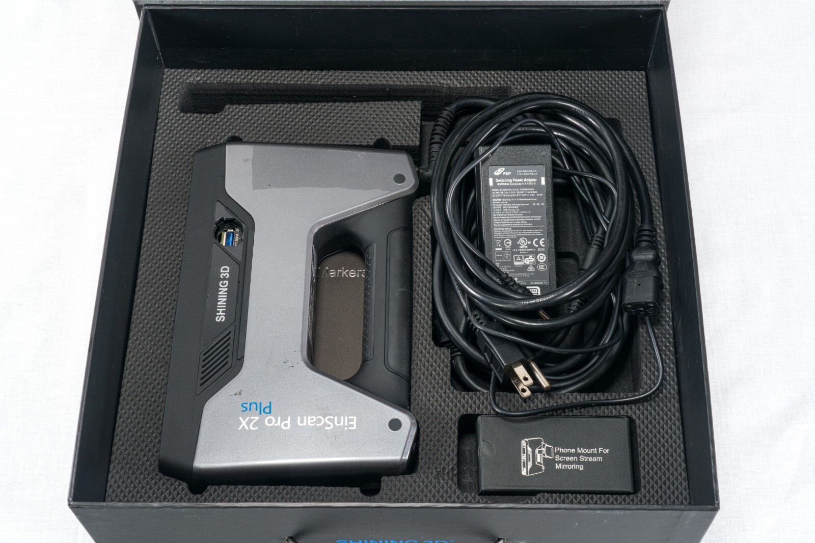 Shining3D EinScan Pro 2X PLUS HD Handheld 3D Scanner + Industrial Pack