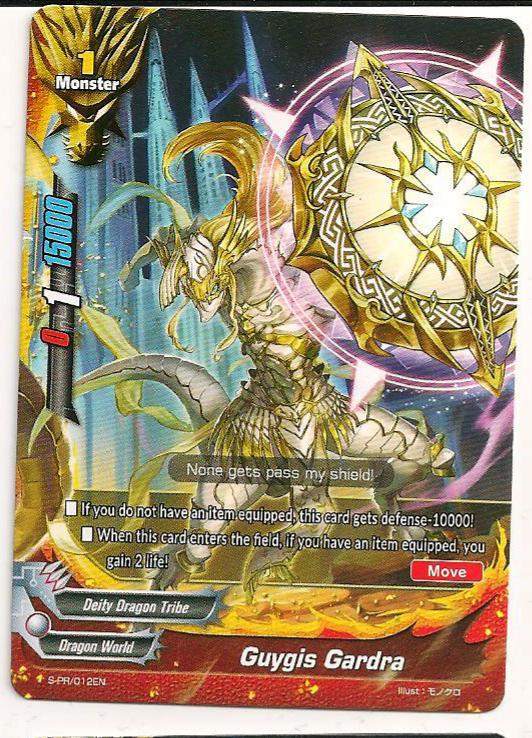 4x Guygis Garda Buddyfight Promo Rare HOT MINT FREE SHIP