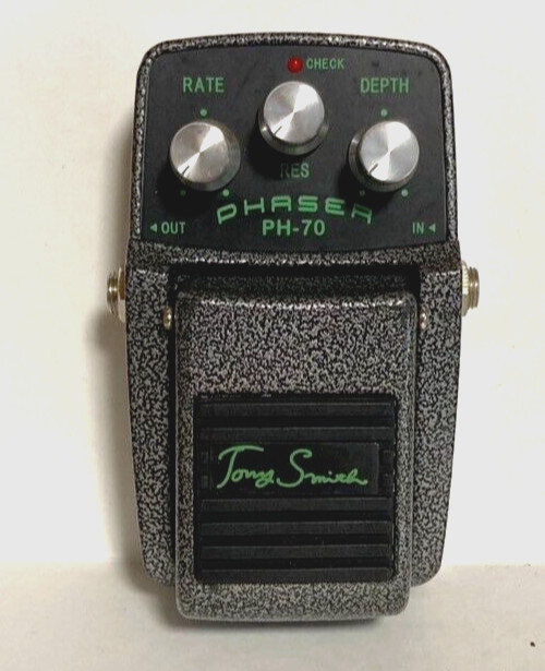 Tony Smith PH-70 PHASER Guitar Effects Pedal Tested & Working Free Shipping