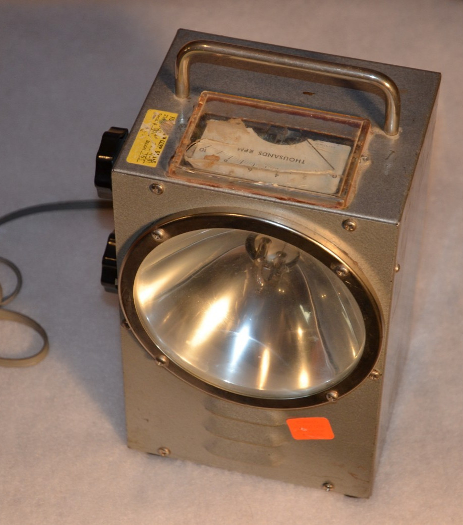 Vintage Stroboscope Strobe Slaughter Company Model 165