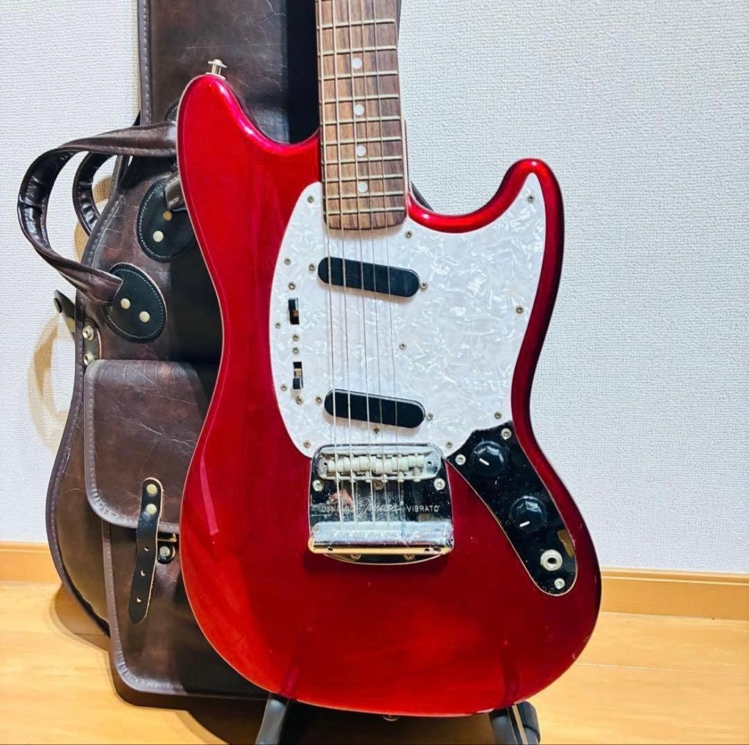 Fender Japan Mustang MG69 OCR T Serial Electric Guitar w/ Padded Soft Case Japan