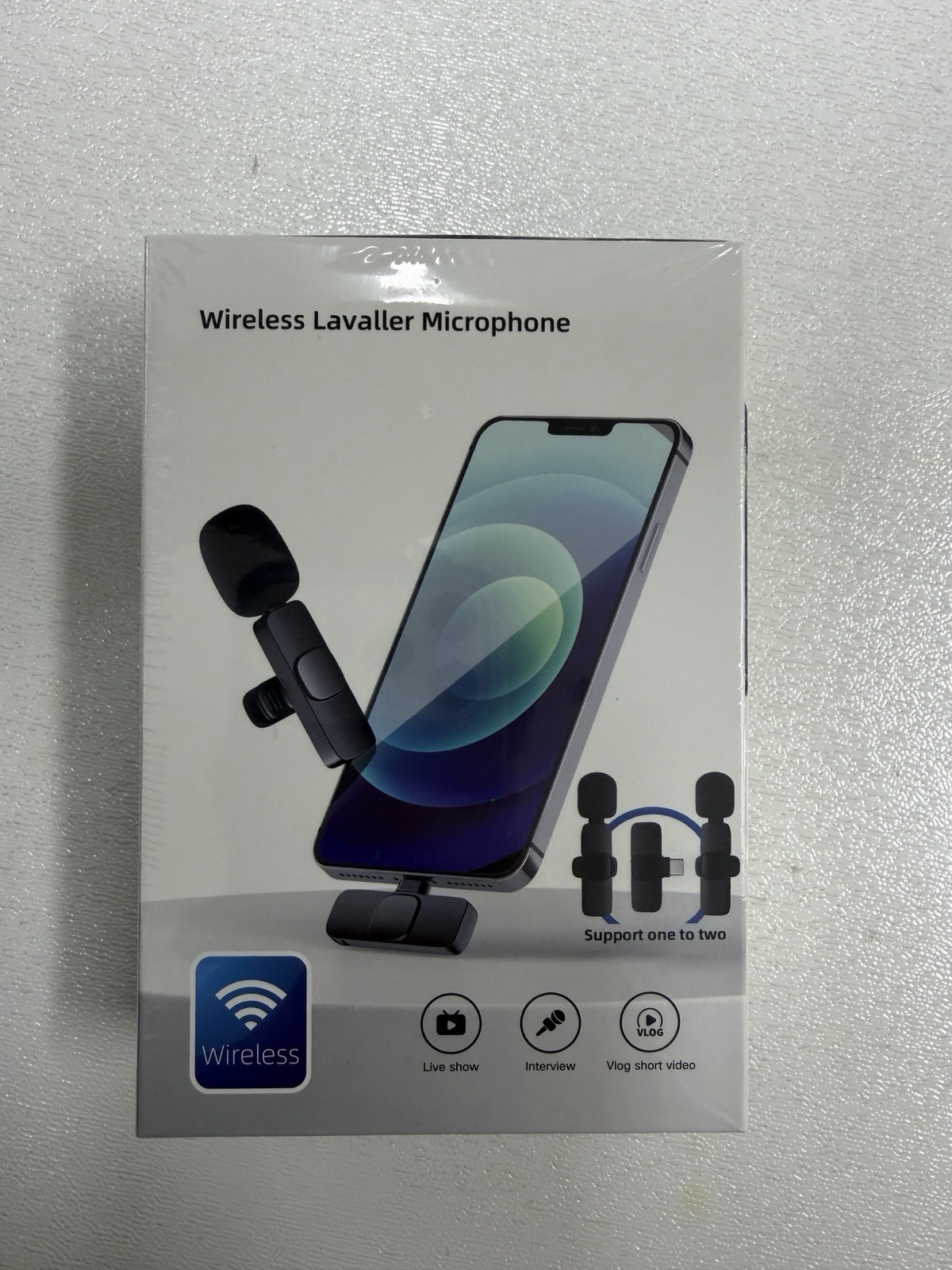 Wireless Lavalier Microphone, Type - C IPhone 15, 16 17, Rechargeable Wireless