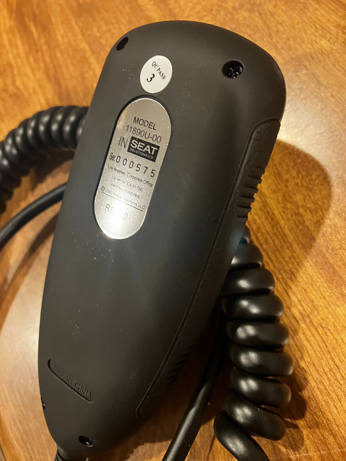 NEW InSeat 11890U-00 Replacement Remote for La-Z-Boy 10.000098 w/ Heat 11890U-07