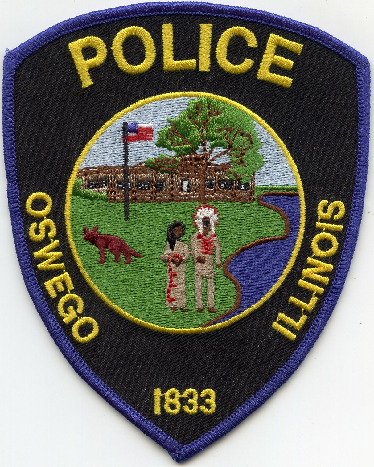 OSWEGO ILLINOIS IL POLICE PATCH