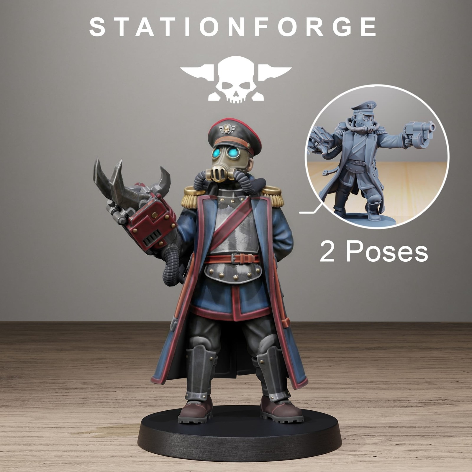 GrimGuard - Officer 2.0 - Stationforge Grimdark Minis