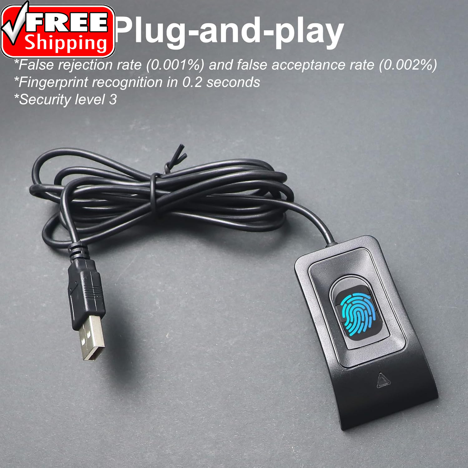 USB Finger print Reader Finger print for Windows10/11, Windows Hello Automatic D