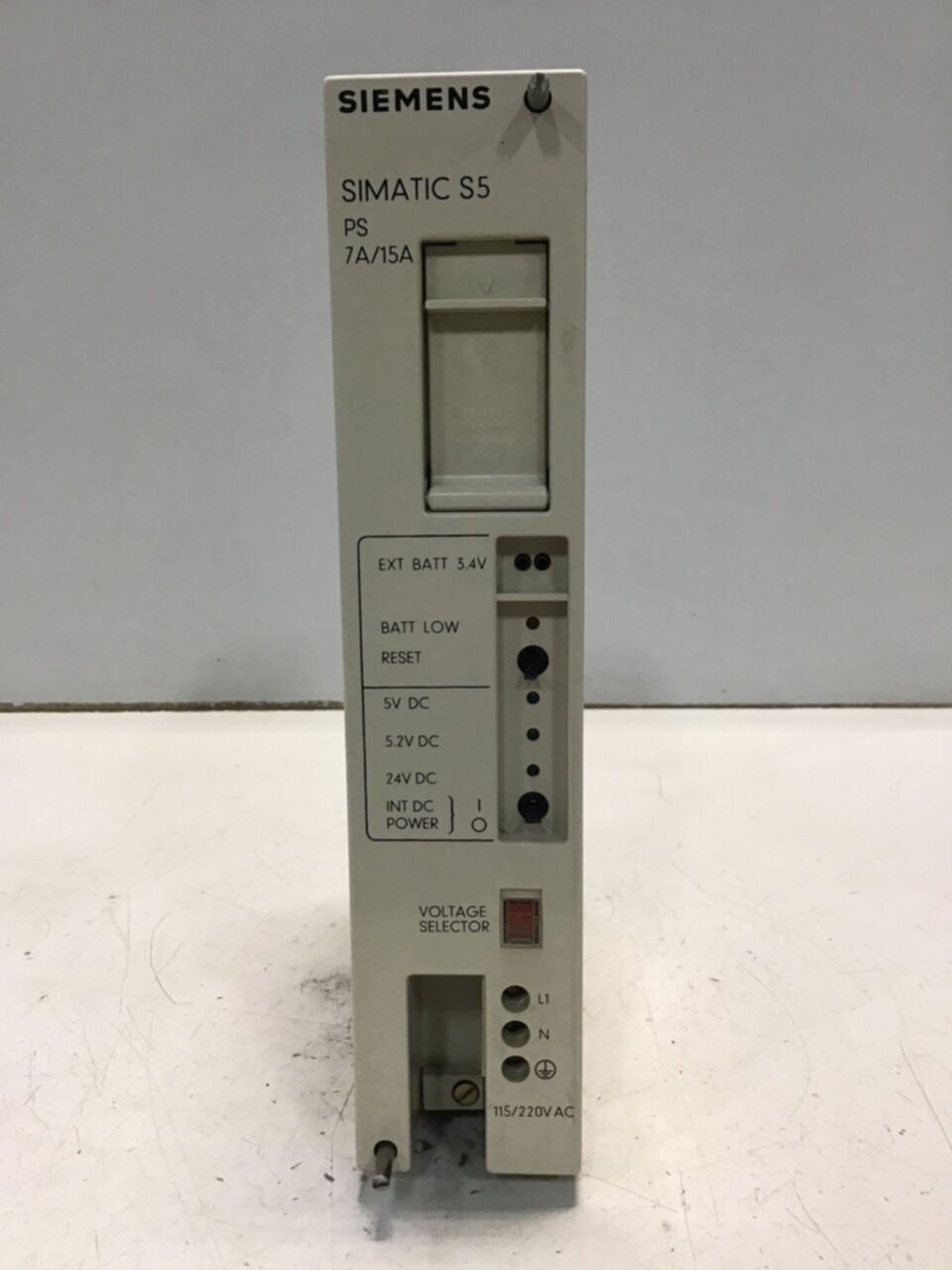 SIEMENS Modular Power Supply E220G5/15WRGD Used #106971