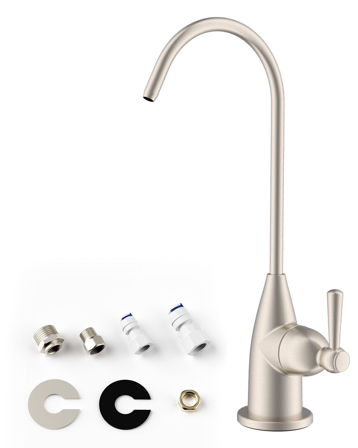 Hygie Rinse Drinking Water Faucet for Bar Kitchen Sink, Lead-Free Filter Faucet